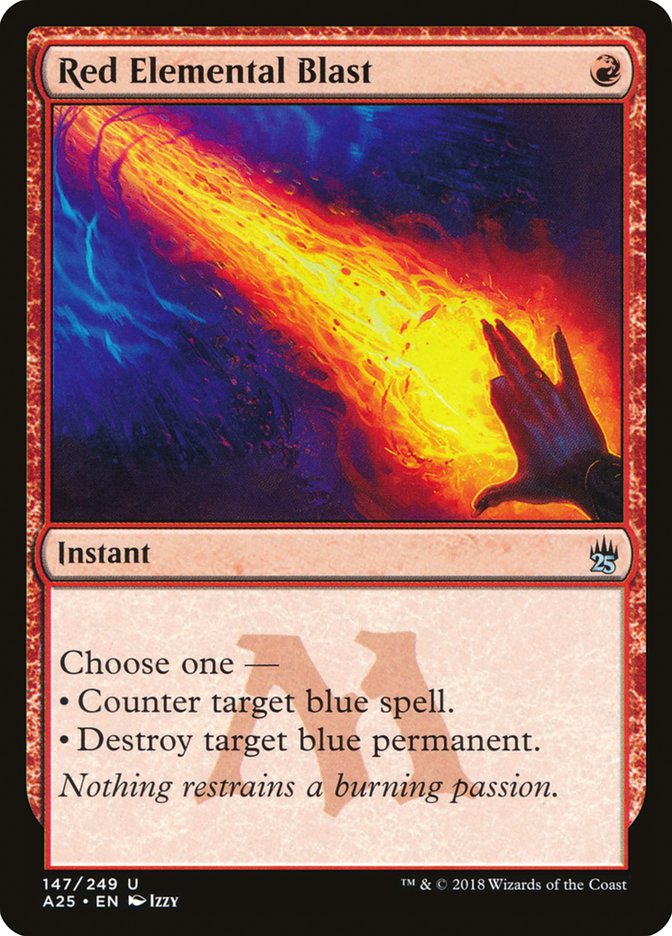 Red Elemental Blast - Foil